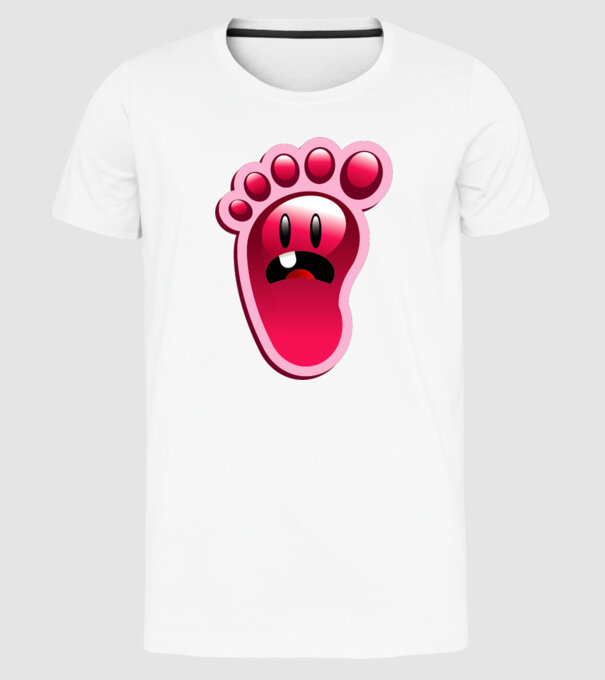 amprentă1 model alb pe tricou