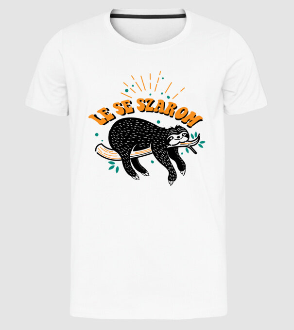 nu-mi pasă model alb pe tricou