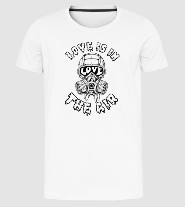 Love is in the air lght bck model alb pe tricou