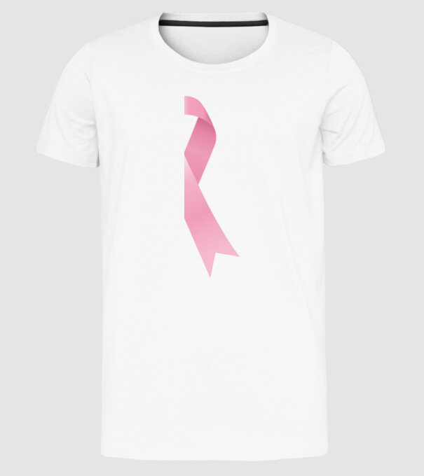 Panglică mare model alb pe tricou