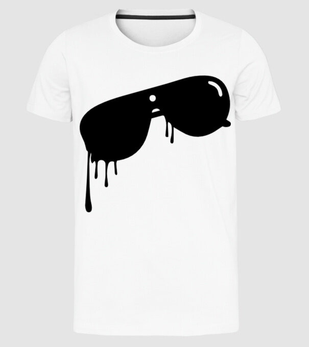 Ne topim model alb pe tricou