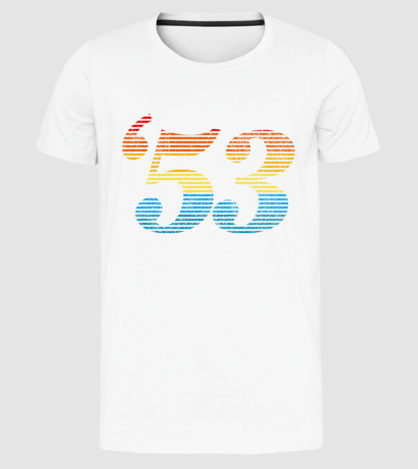 Retro Birthday 1953 model alb pe tricou