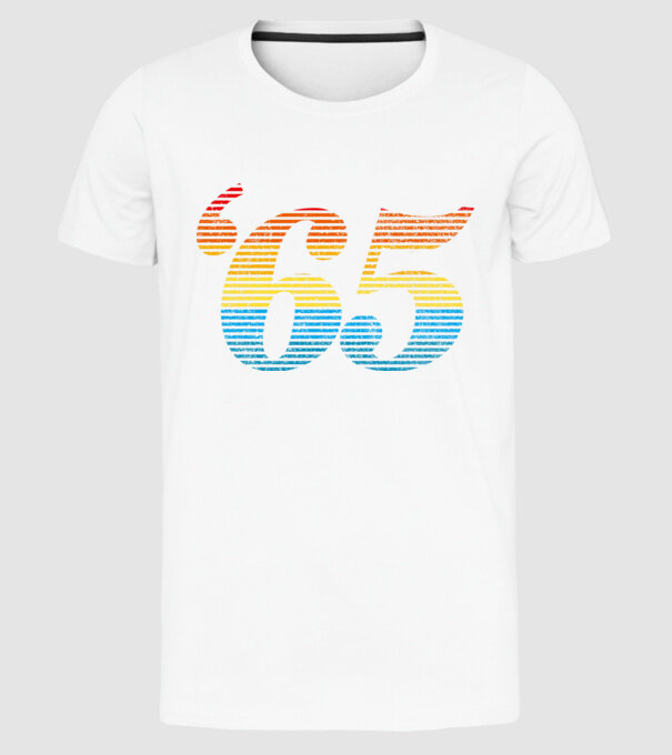 Retro Birthday 1965 model alb pe tricou