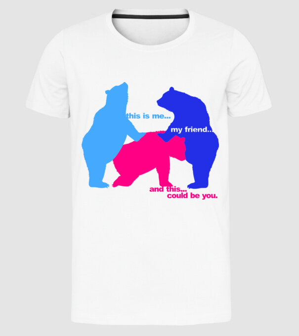 This is me... model alb pe tricou