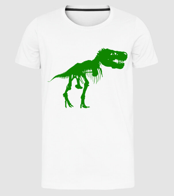 model alb pe tricou