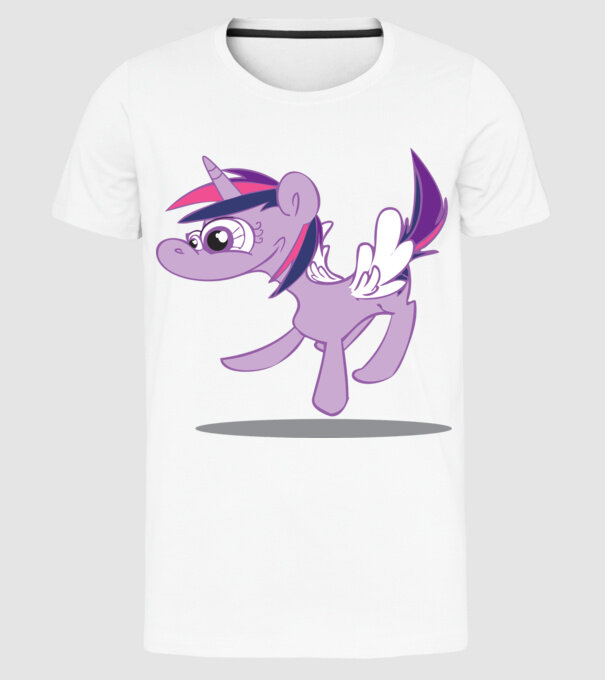 ugly my little pony model alb pe tricou