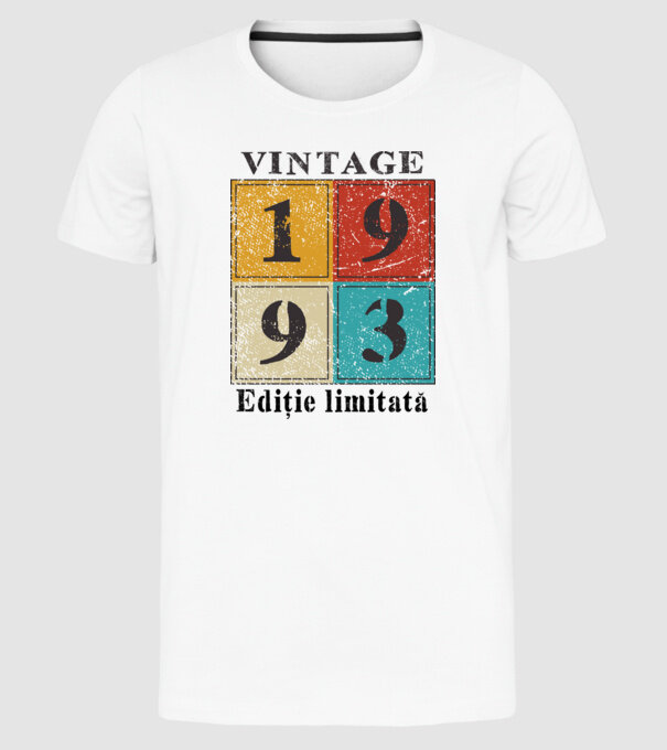 1993 - Ediție limitată model alb pe tricou