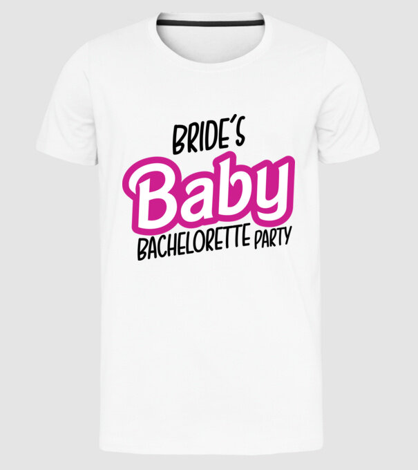 Bride Barbies baby model alb pe tricou