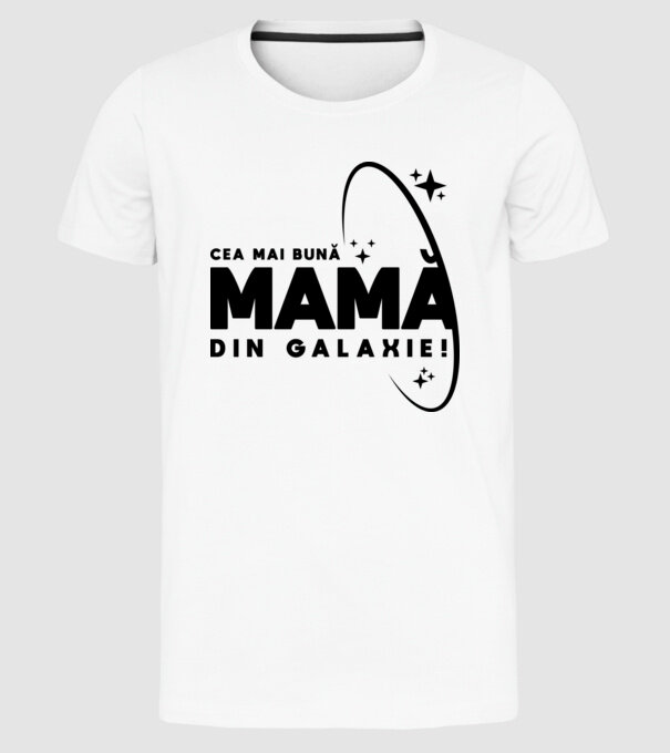 Cea mai bună bunică din Galaxie! model alb pe tricou
