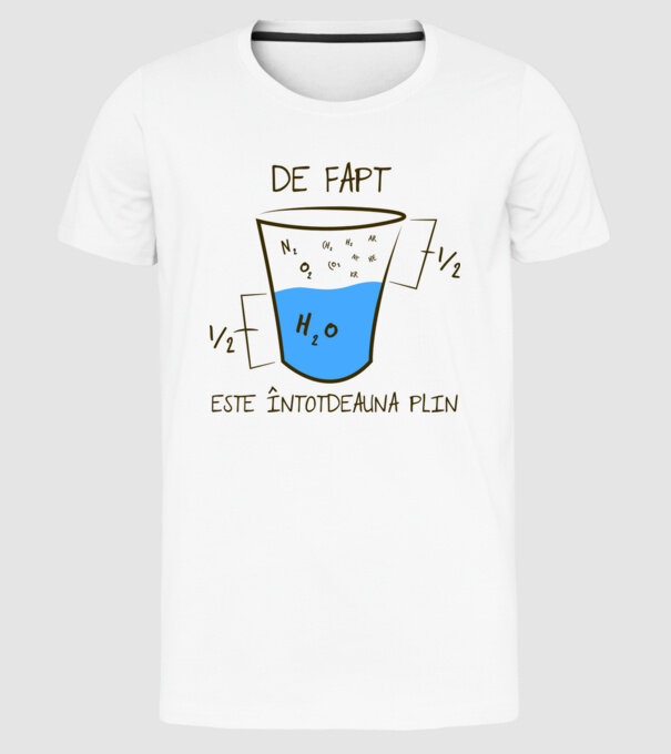 de fapt, este întotdeauna plin model alb pe tricou