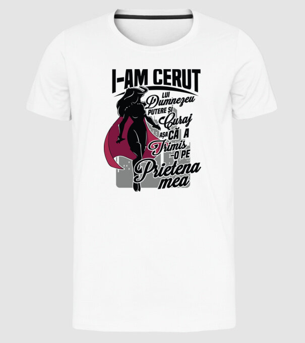 I-am cerut lui Dumnezeu putere și curaj - așa că a trimis-o pe prietena mea model alb pe tricou
