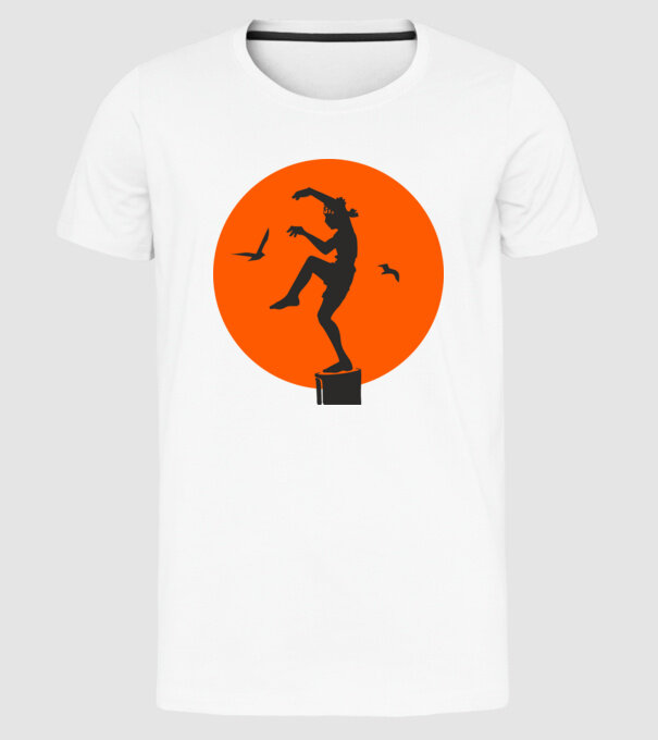 Larusso training cobra kai model alb pe tricou