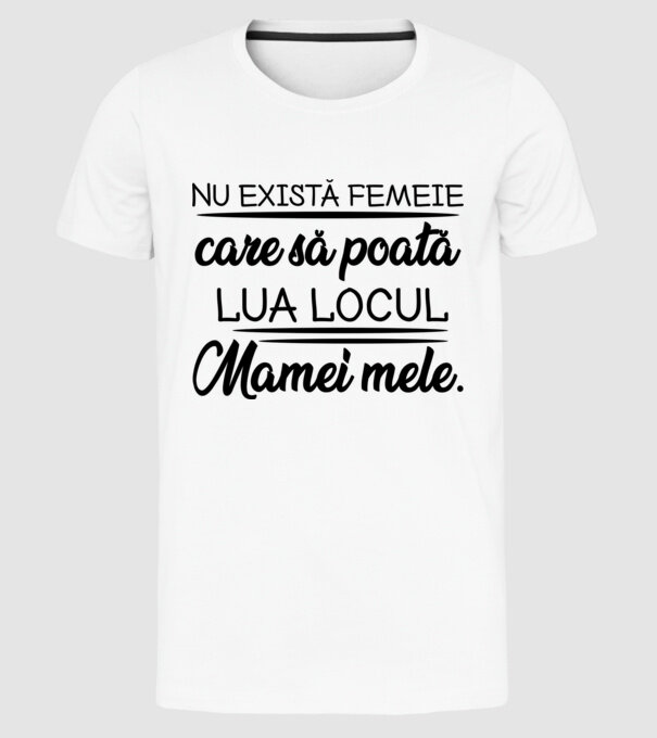 Nu exista femeie model alb pe tricou