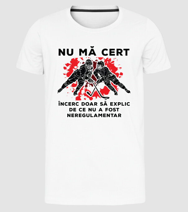 Nu mă cert, încerc doar să explic de ce nu a fost neregulamentar model alb pe tricou