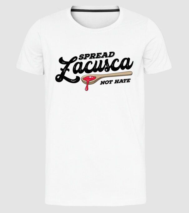România Zacusca  model alb pe tricou