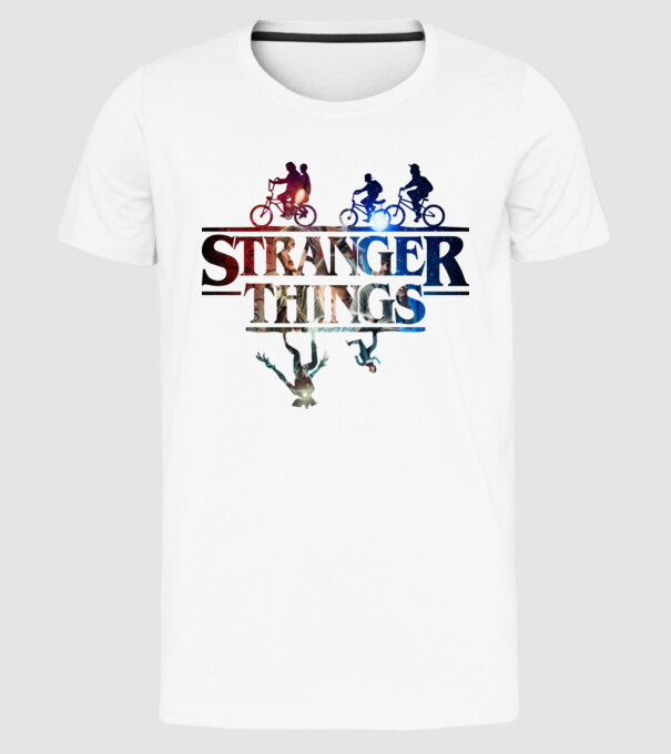 stranger things quote poster2 model alb pe tricou