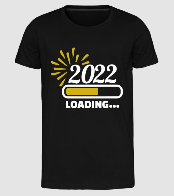 2022 loading model negru pe tricou