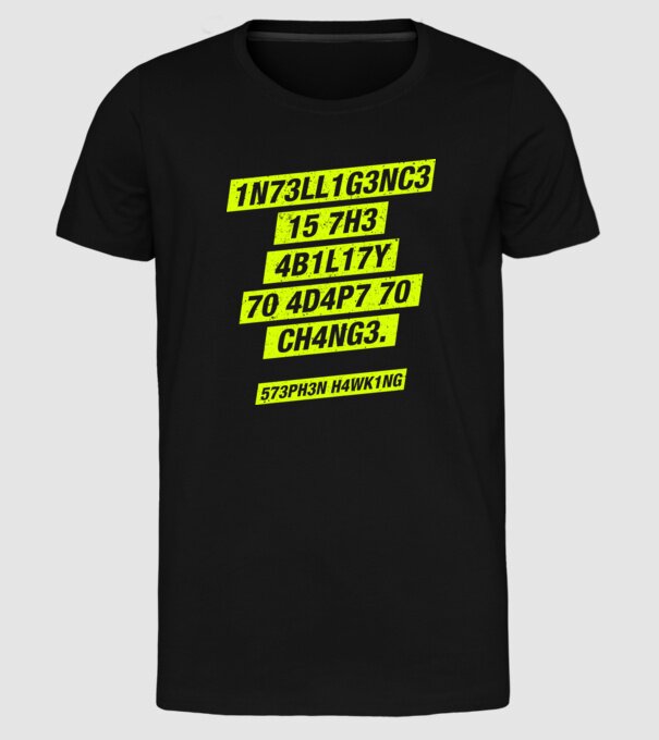 573PH3N H4WK1NG 03 model negru pe tricou