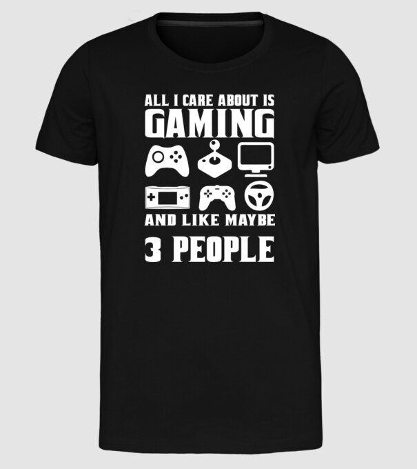 All i care about... model negru pe tricou