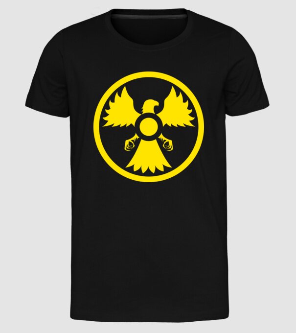 phoenix atom model negru pe tricou