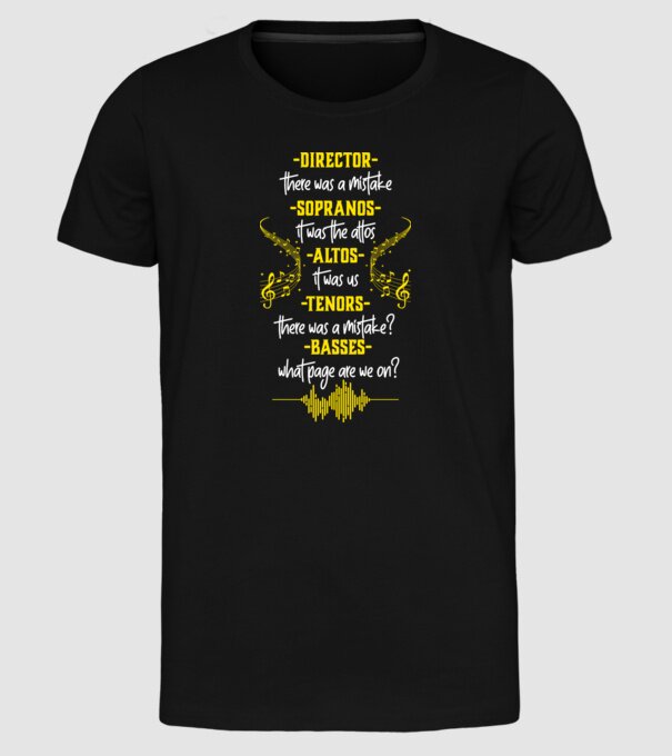 Choir model negru pe tricou