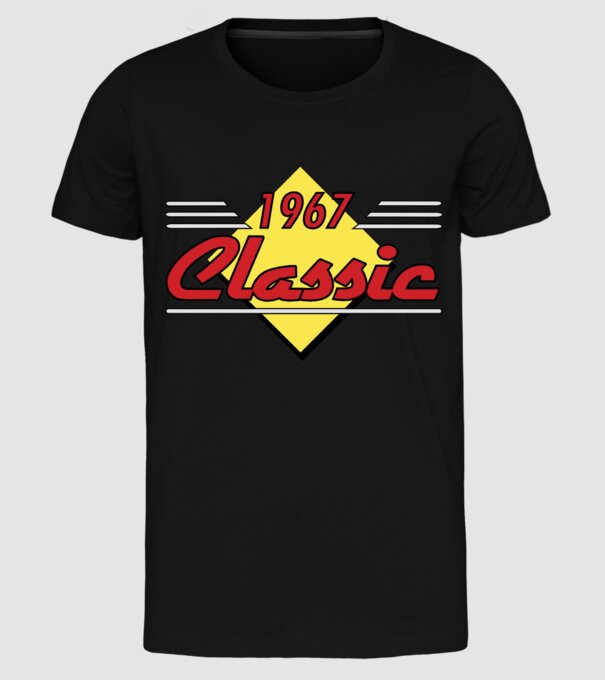Classic - 1967 model negru pe tricou