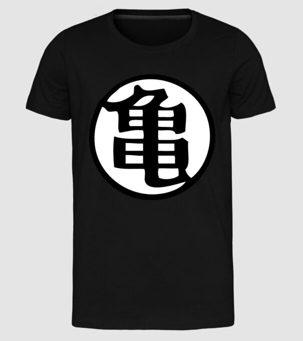 Dragon Ball Z logo model negru pe tricou