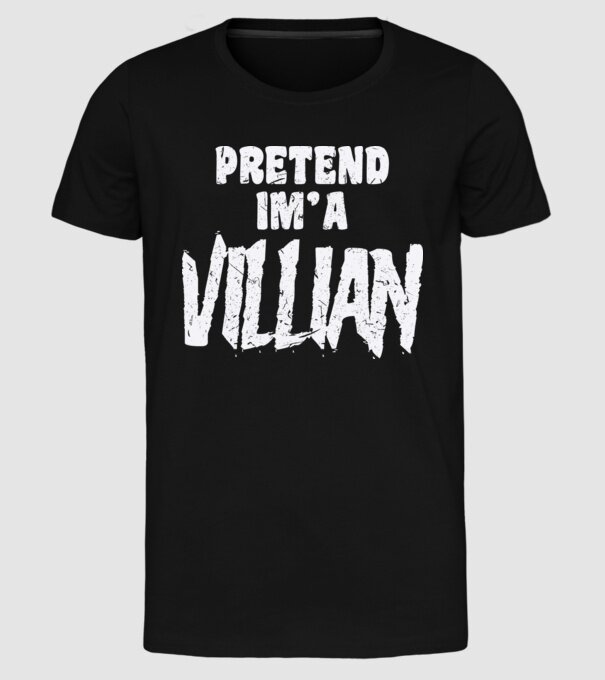 Villian carnaval model negru pe tricou
