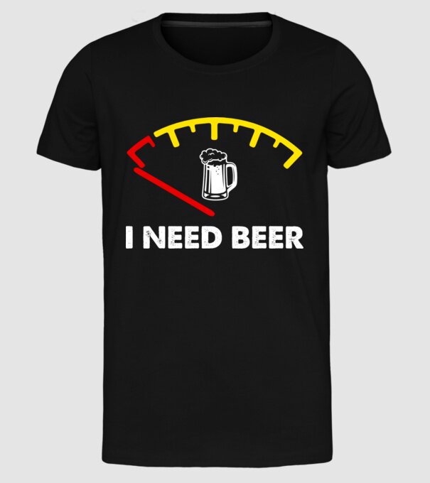 I need beer model negru pe tricou