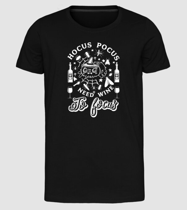 I need vine to focus model negru pe tricou