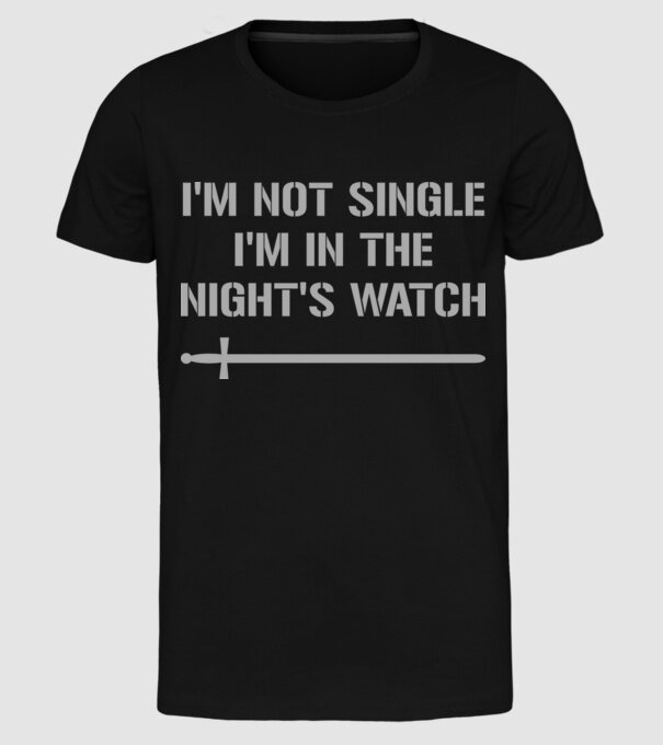 Im not single...! model negru pe tricou