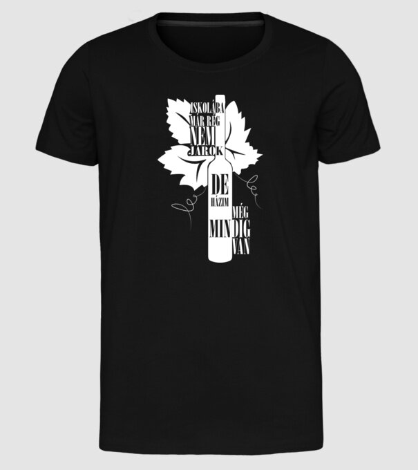 Nu mai merg la școală, dar tot am temă de casă model negru pe tricou