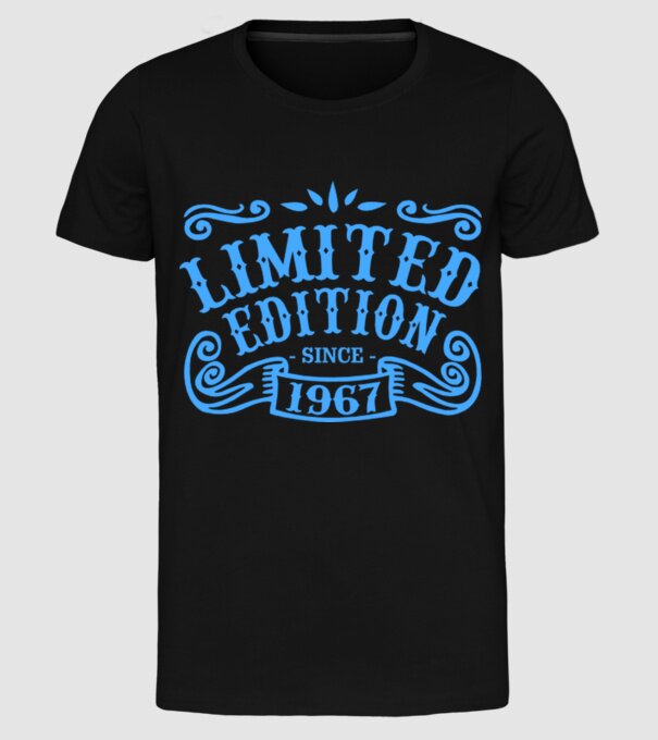Limited edition 1967 model negru pe tricou