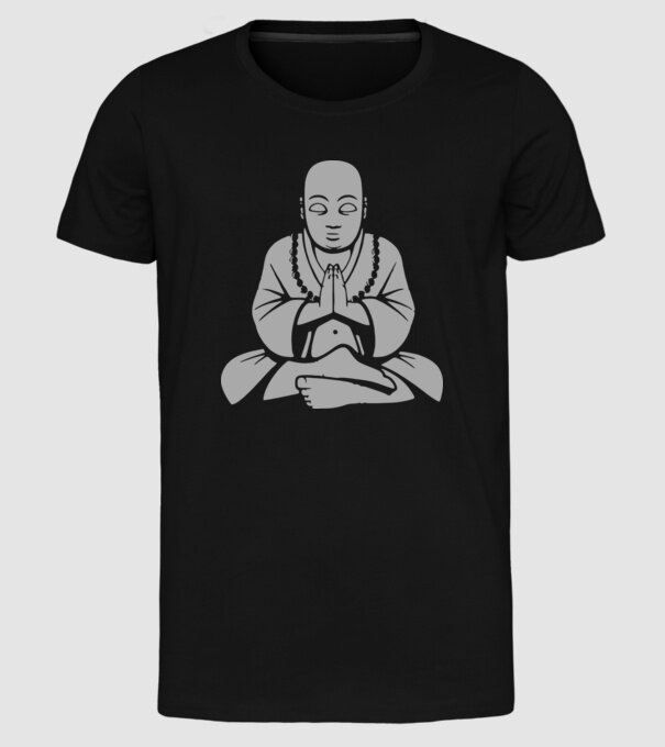 monk model negru pe tricou