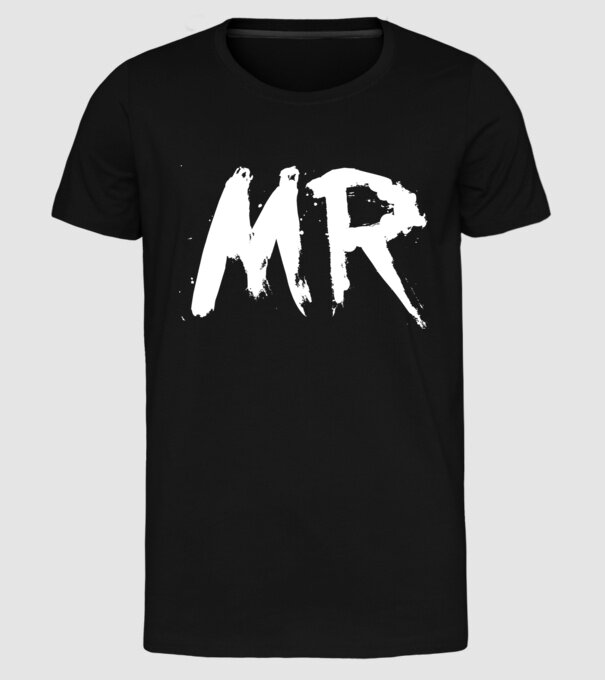 Mr. model negru pe tricou