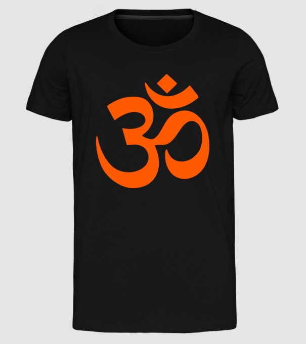 Simbol Ohm model negru pe tricou