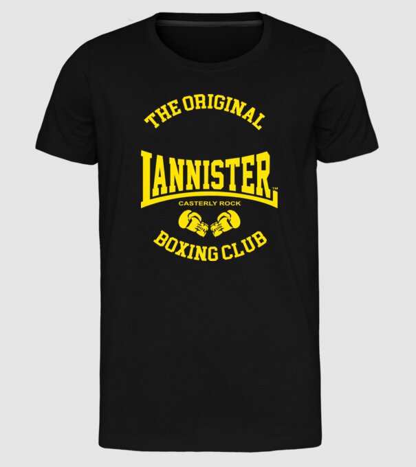 The Original Lannister model negru pe tricou