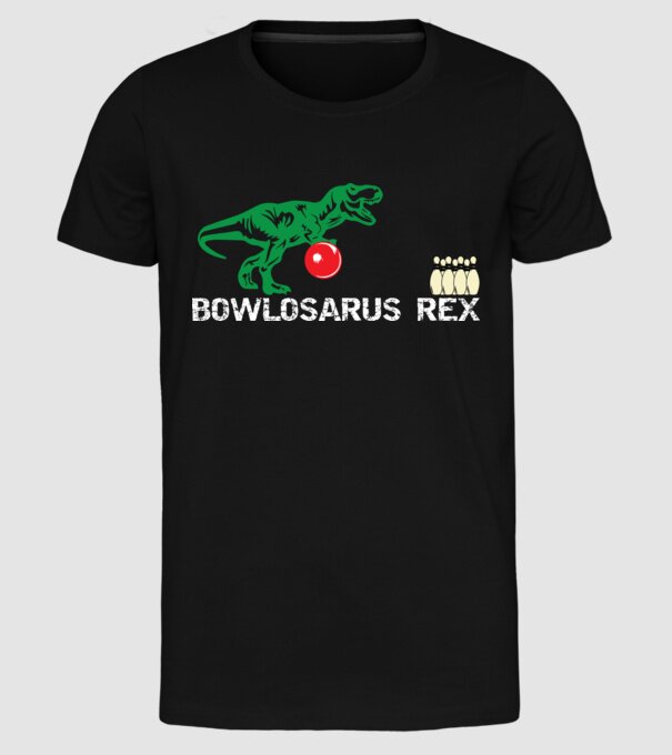 Trex model negru pe tricou