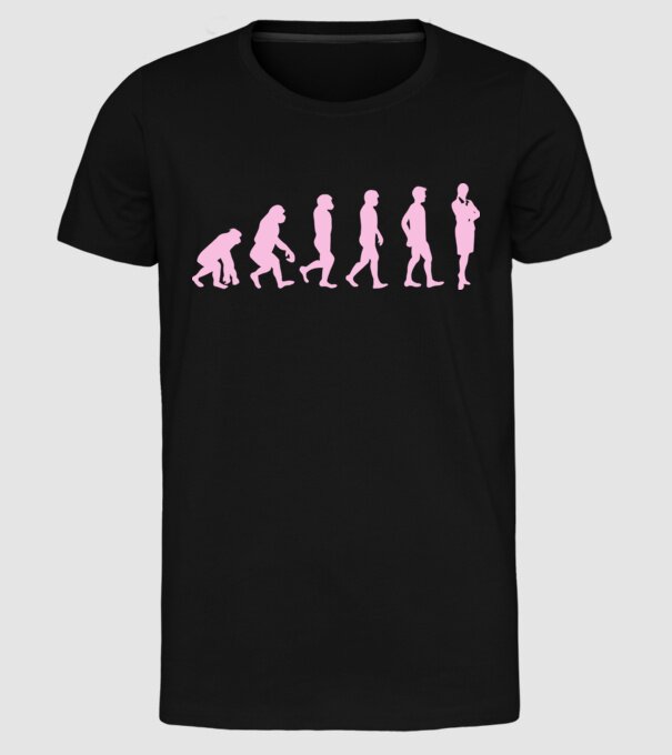femeie de afaceri evoluție model negru pe tricou
