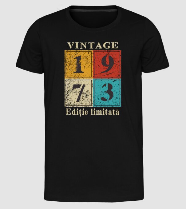 1973 - Ediție limitată model negru pe tricou