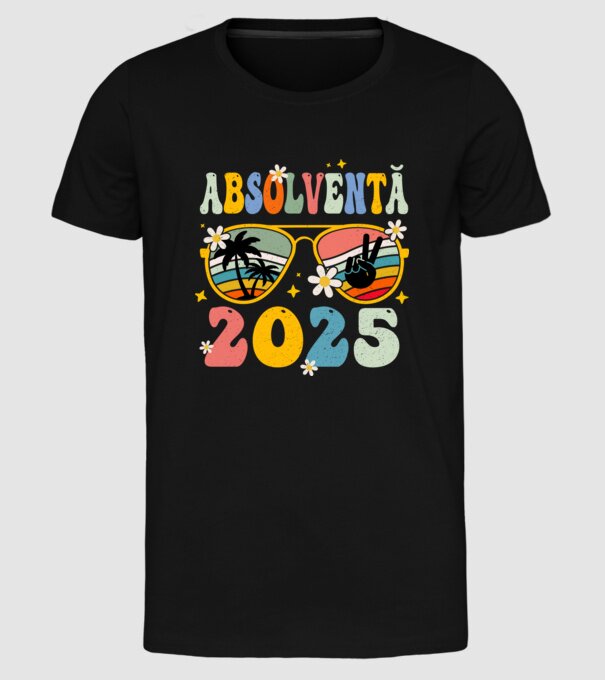 Absolventă 2025 model negru pe tricou