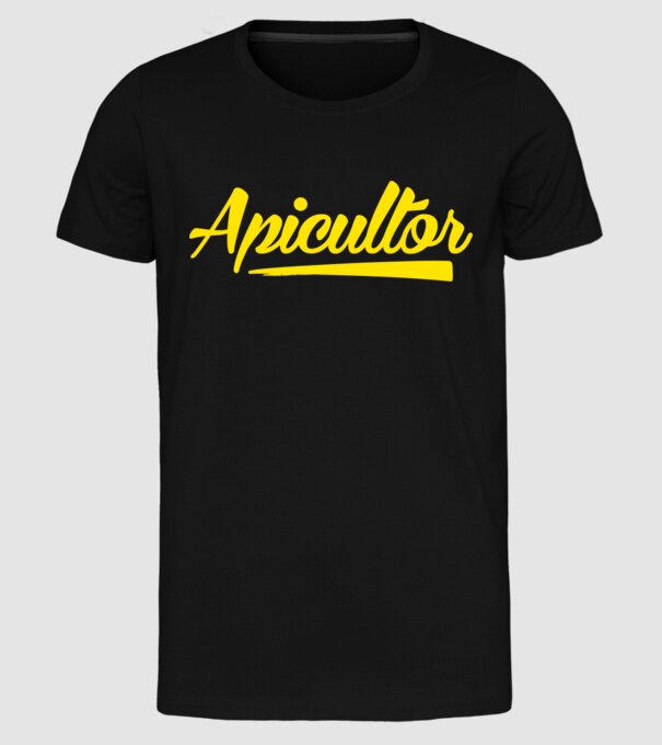 Apicultor model negru pe tricou