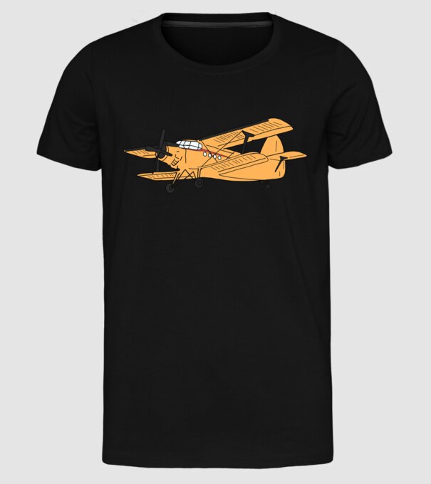 Avioane model negru pe tricou