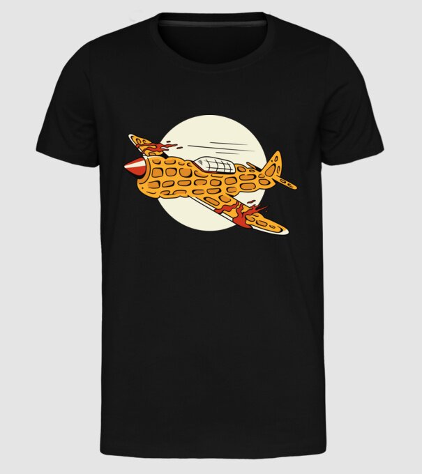 Avioane model negru pe tricou