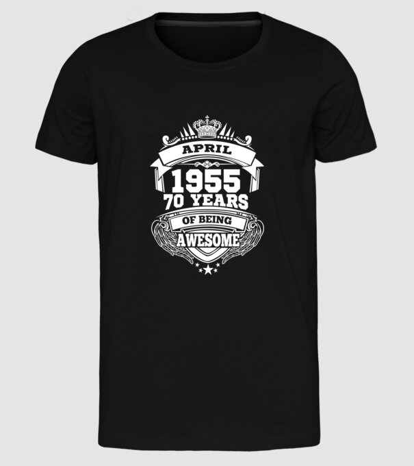 Awesome being of April 1955 model negru pe tricou