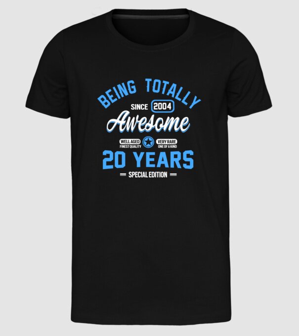 Being totally awesome 20 model negru pe tricou