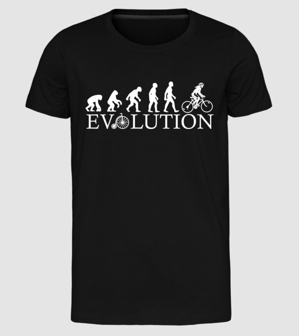 Bike evo model negru pe tricou