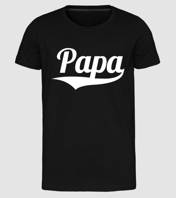 bunicul model negru pe tricou