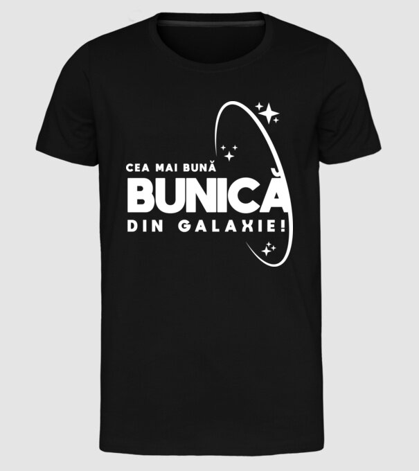Cea mai bună mamă din Galaxie! model negru pe tricou