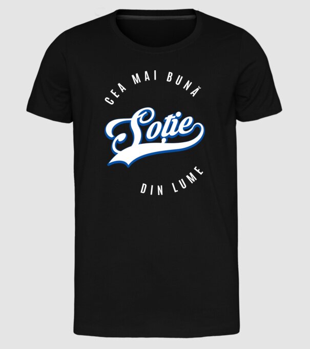 Cea mai bună SOȚIE din lume model negru pe tricou